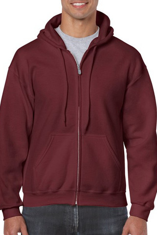 Gildan 18600 - Premium Heavyweight Full Zip Hooded Sweatshirt