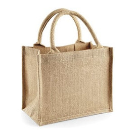 Westford Mill W412 - Jute Mini Gift Bag