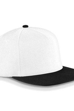 Beechfield B660 - Retro Style Flat Peak Snapback Cap