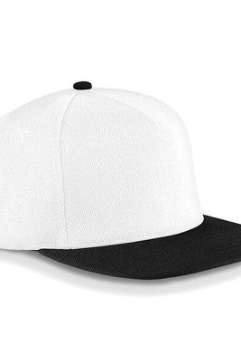 Beechfield B660 - Retro Style Flat Peak Snapback Cap