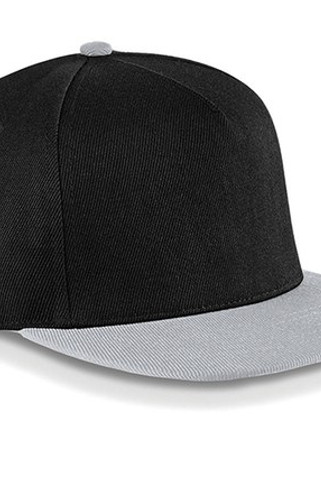 Beechfield B660 - Retro Style Flat Peak Snapback Cap