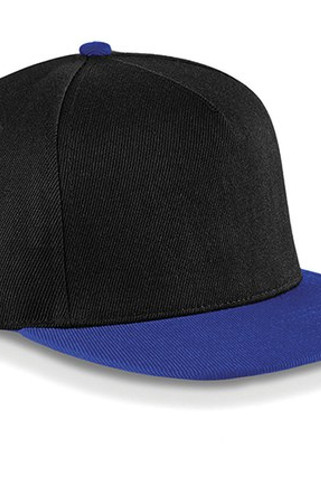 Beechfield B660 - Retro Style Flat Peak Snapback Cap