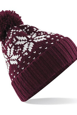 Beechfield B456 - Fair Isle Snowstar Beanie