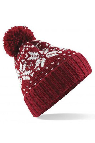 Beechfield B456 - Căciulă Fair Isle Snowstar