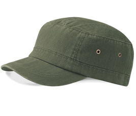 Beechfield B38 - Casquette Style Militaire en Coton Lavé
