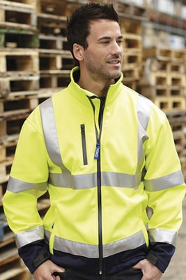 Yoko HVK09 - Hi-Vis Softshell Jacket
