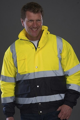 Yoko HVP218 - Hi-Vis 2-Tone Bomber Jacket