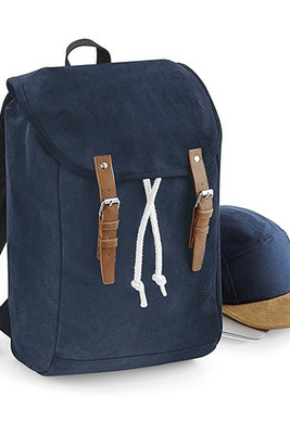 Quadra QD615 - Vintage Style Laptop Rucksack with Padded Compartments