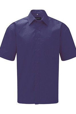 Russell Europe 935M - Short Sleeve Poplin Shirt