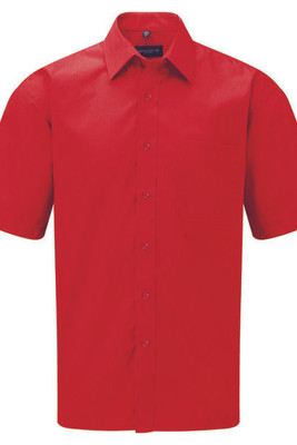 Russell Europe 935M - Short Sleeve Poplin Shirt