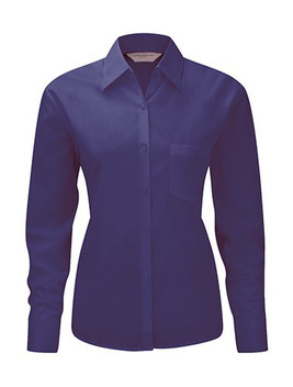 Russell Europe 934F - Long Sleeve Poplin Blouse