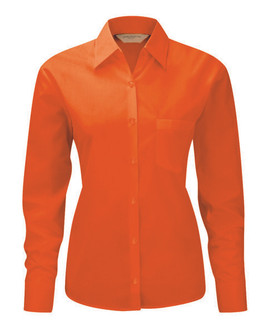 Russell Europe 934F - Long Sleeve Poplin Blouse