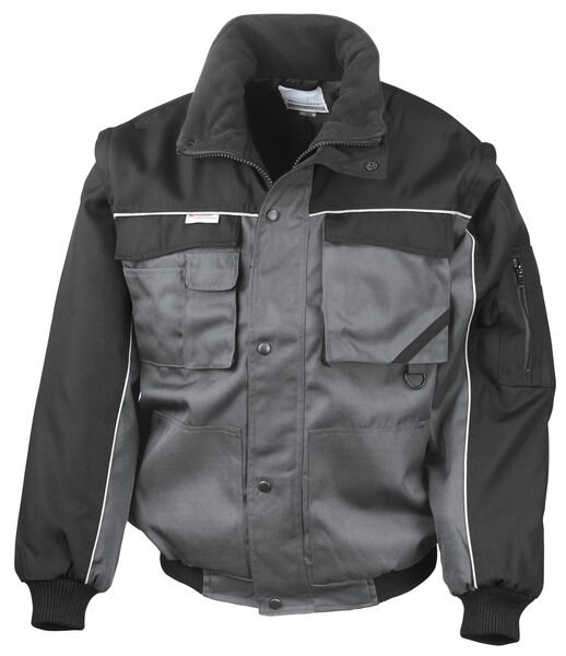 Result Work-Guard R71 - Arbeitskleidung Jacke mit abnehmbaren Ärmeln