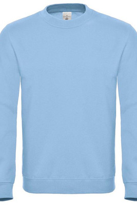B&C BA404 - Moderne Crew Neck Sweatshirt med Flade Sømme