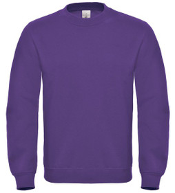 B&C Collection BA404 - Modern Crew Neck Sweatshirt with Ribbed Details