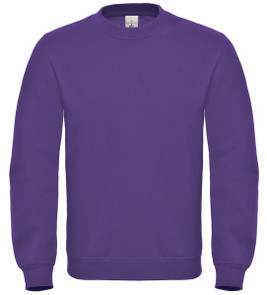 B&C Collection BA404 - Modern Crew Neck Sweatshirt with Ribbed Details