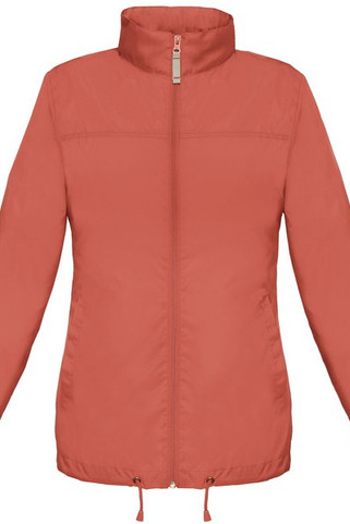B&C Collection B601F - Feminine Fit Windbreaker Jacket with Concealed Hood