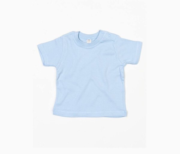 Babybugz BZ002 - Soft Cotton Baby Crew Neck Tee with Shoulder Poppers