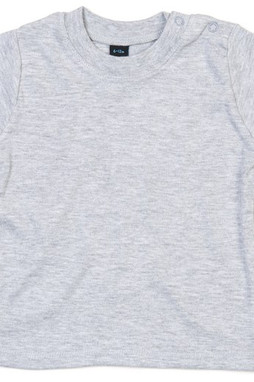 Babybugz BZ002 - Soft Cotton Baby Crew Neck Tee with Shoulder Poppers