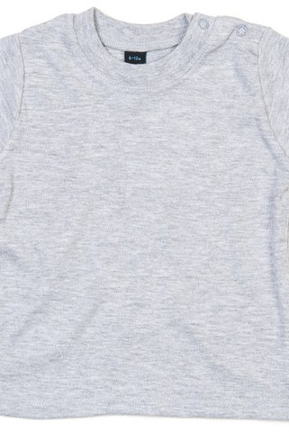 Babybugz BZ002 - T-shirt Bébé Coton Doux à Encolure Ronde