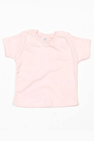 Babybugz BZ002 - Soft Cotton Baby Crew Neck Tee with Shoulder Poppers