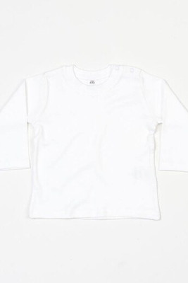 Babybugz BZ011 - Cozy Cotton Baby Long Sleeve Tee with Easy Poppers