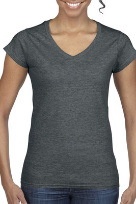 Gildan GD078 - Premium Softstyle Women's V-Neck T-Shirt