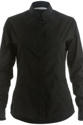 Kustom Kit KK261 - Women's mandarin collar fitted shirt long sleeved
