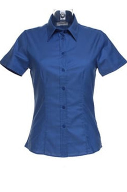 Kustom Kit KK360 - Womens workplace Oxford blouse short sleeved