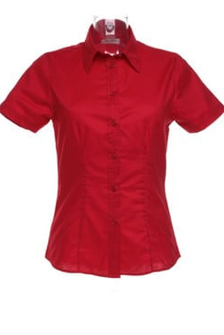 Kustom Kit KK360 - Womens workplace Oxford blouse short sleeved