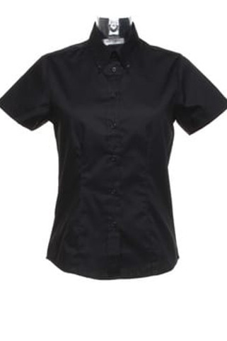 Kustom Kit KK701 - Womens corporate Oxford blouse short sleeved