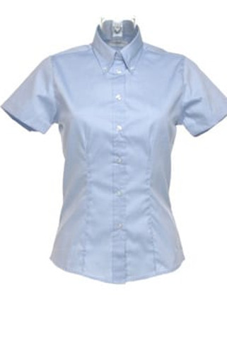 Kustom Kit KK701 - Womens corporate Oxford blouse short sleeved