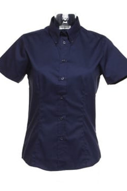 Kustom Kit KK701 - Womens corporate Oxford blouse short sleeved