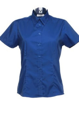 Kustom Kit KK701 - Womens corporate Oxford blouse short sleeved