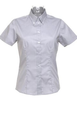 Kustom Kit KK701 - Womens corporate Oxford blouse short sleeved