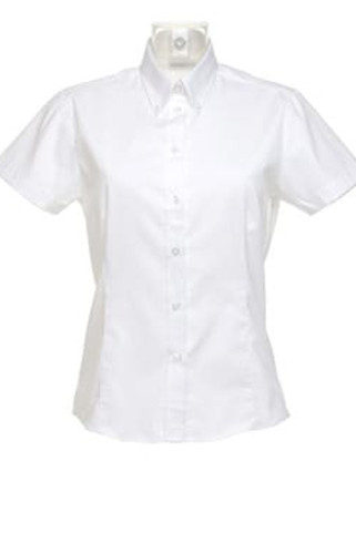 Kustom Kit KK701 - Womens corporate Oxford blouse short sleeved