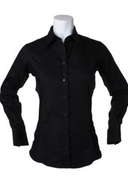 Kustom Kit KK702 - Womens corporate Oxford blouse long sleeved