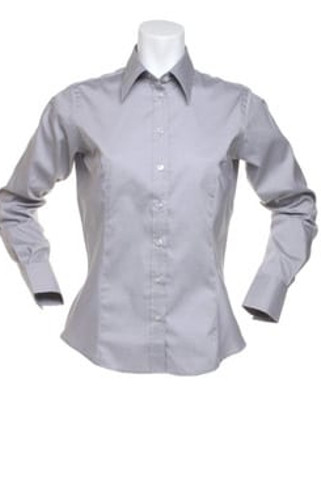 Kustom Kit KK702 - Womens corporate Oxford blouse long sleeved