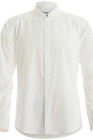 Kustom Kit KK161 - Mandarin collar fitted shirt long sleeved