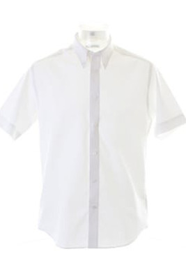 Kustom Kit KK187 - Tailored fit premium Oxford shirt short sleeve