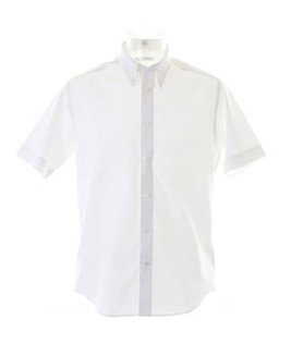 Kustom Kit KK187 - Tailored fit premium Oxford shirt short sleeve