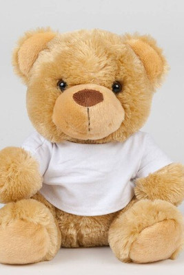 Mumbles MM030 - Plush Bear with Removable Cotton T-Shirt