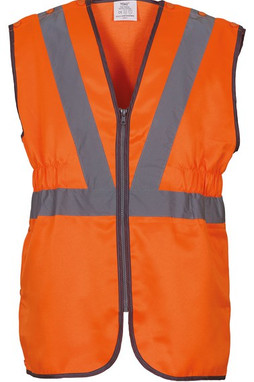 Yoko YK005 - Gilet de sécurité zippé -section ferrovière (HVW118)