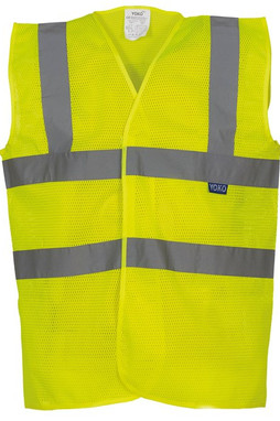Yoko YK006 - Gilet haute visibilité nid dabeille (HVW120)