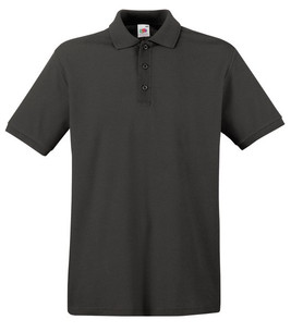 Fruit of the Loom SS255 - Polo Elegante con Bottoni a Tre