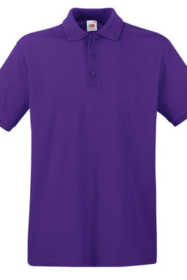 Fruit of the Loom SS255 - Polo Elegante con Bottoni a Tre