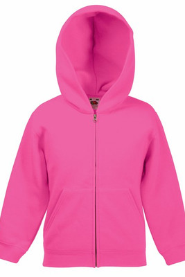 Fruit of the Loom SS225 - Klassische 80/20 Kinder Kapuzen-Sweatjacke