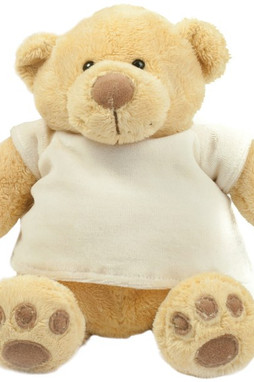 Mumbles MM021 - Kuschelweicher Honigbär mit Velour-Shirt