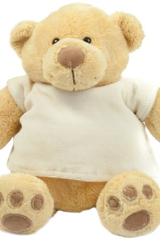 Mumbles MM021 - Απαλό Αρκουδάκι Honey με Βελουτέ Μπλουζάκι