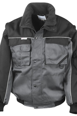 Result RE71A - Jachetă pilot rezistentă cu mânecă detașabilă Work-Guard zip sleeve Result